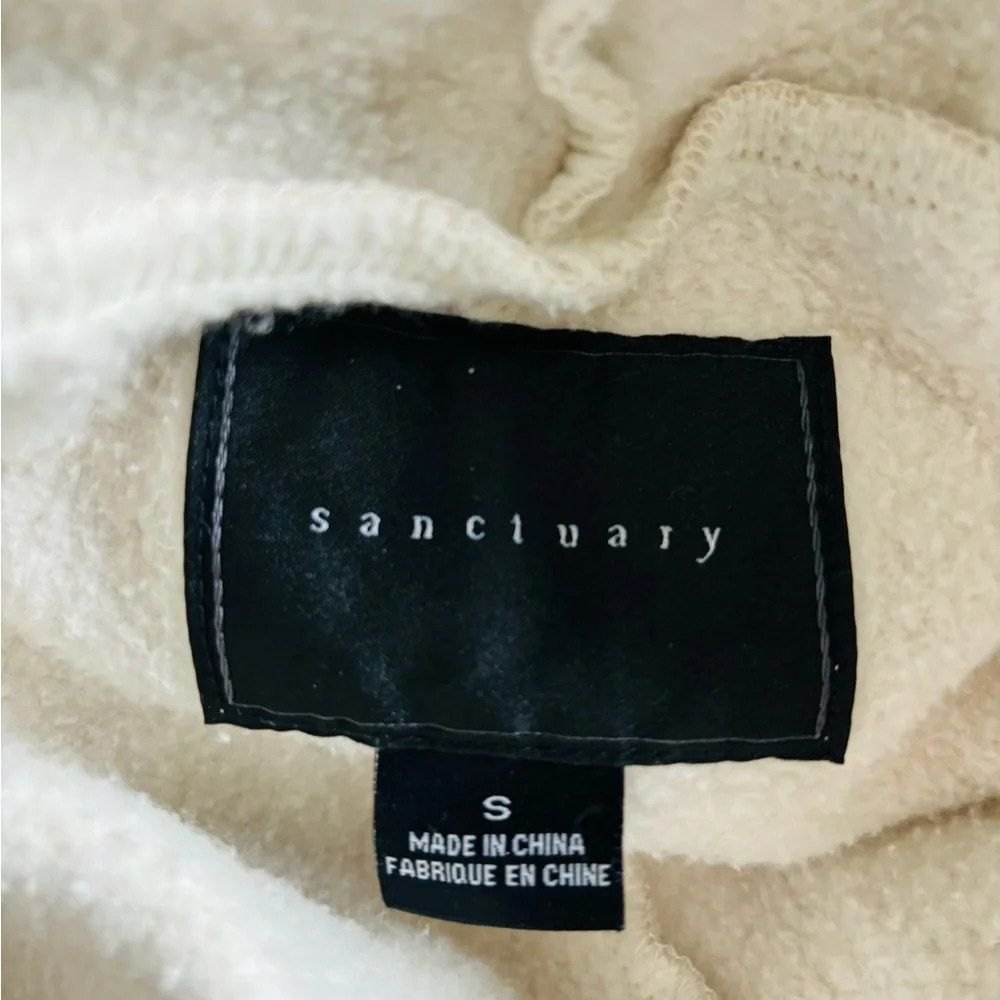 Anthropologie Sanctuary Unstructured Sweatshirt Tan - Picture 5 of 5